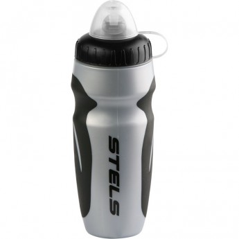 Фляга STELS CB-15027 600 мл, серебристо-чёрная