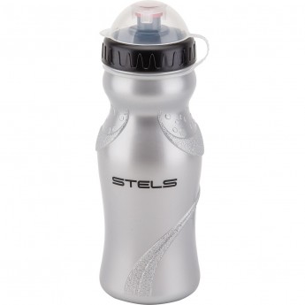 Фляга STELS CSB-500 600 мл, серебристо-чёрная