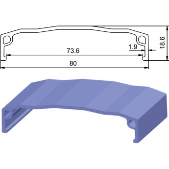 Обод 24" JP73 32H одинарный, оранжевый (для Nav. 480 FAT BIKE) Обод 24" JP73 32H одинарный, оранжевый (для Nav. 480 FAT BIKE)