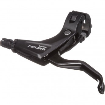 Ручка тормоза левая Deore BL-T610 под 2 пальца, чёрная