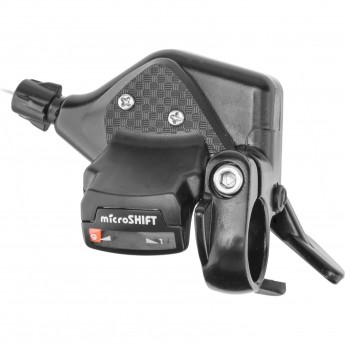 Шифтер/манетка правый Microshift TS71-9R, с тросом 2050 мм